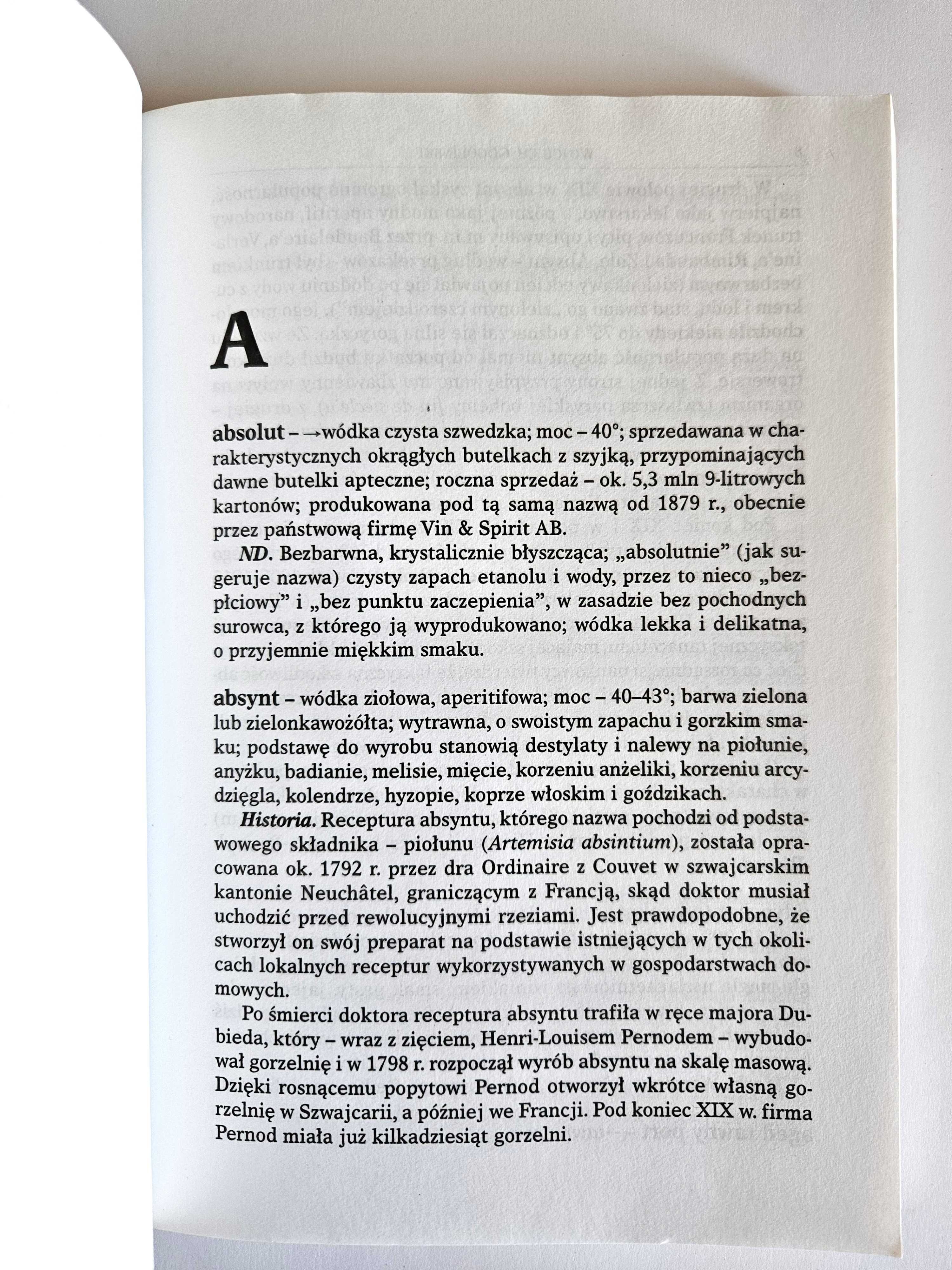 LEKSYKON ALKOHOLI - Wojciech Gogoliński