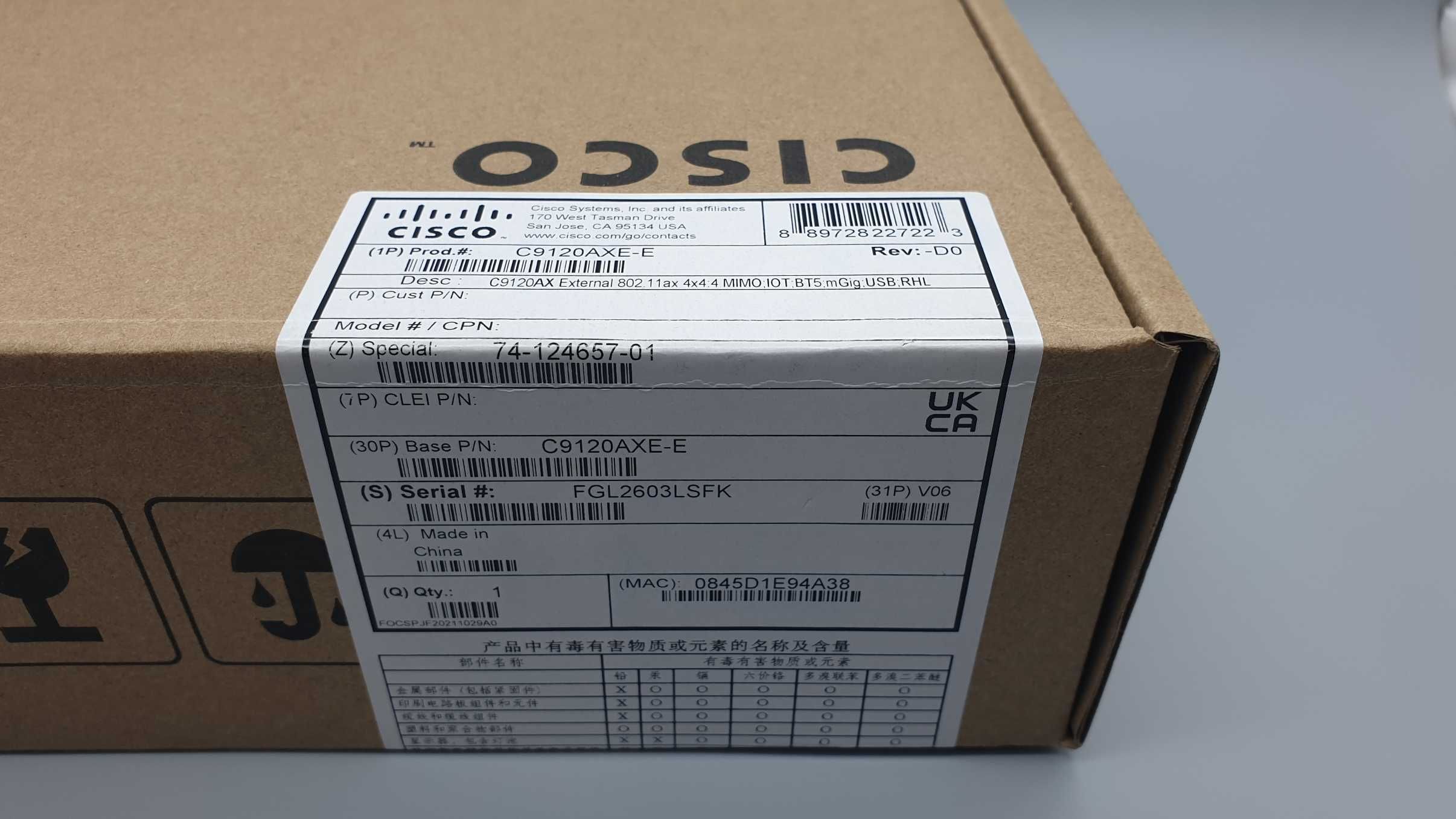 Точка доступу Cisco Catalyst C9120AXE-E – Wi-Fi
