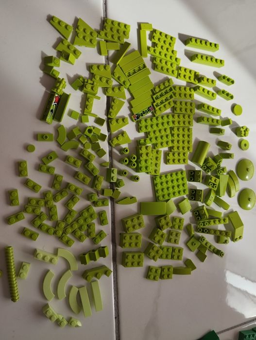 LEGO peças original cor verde claro