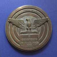 medalha BENFICA - 1º. Congresso 1988 - 80mm