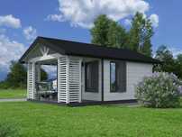 TERAZ -50% Domek na ROD 4x6 altana 4x4 taras 4x2 lub domek 35m2 MDN510