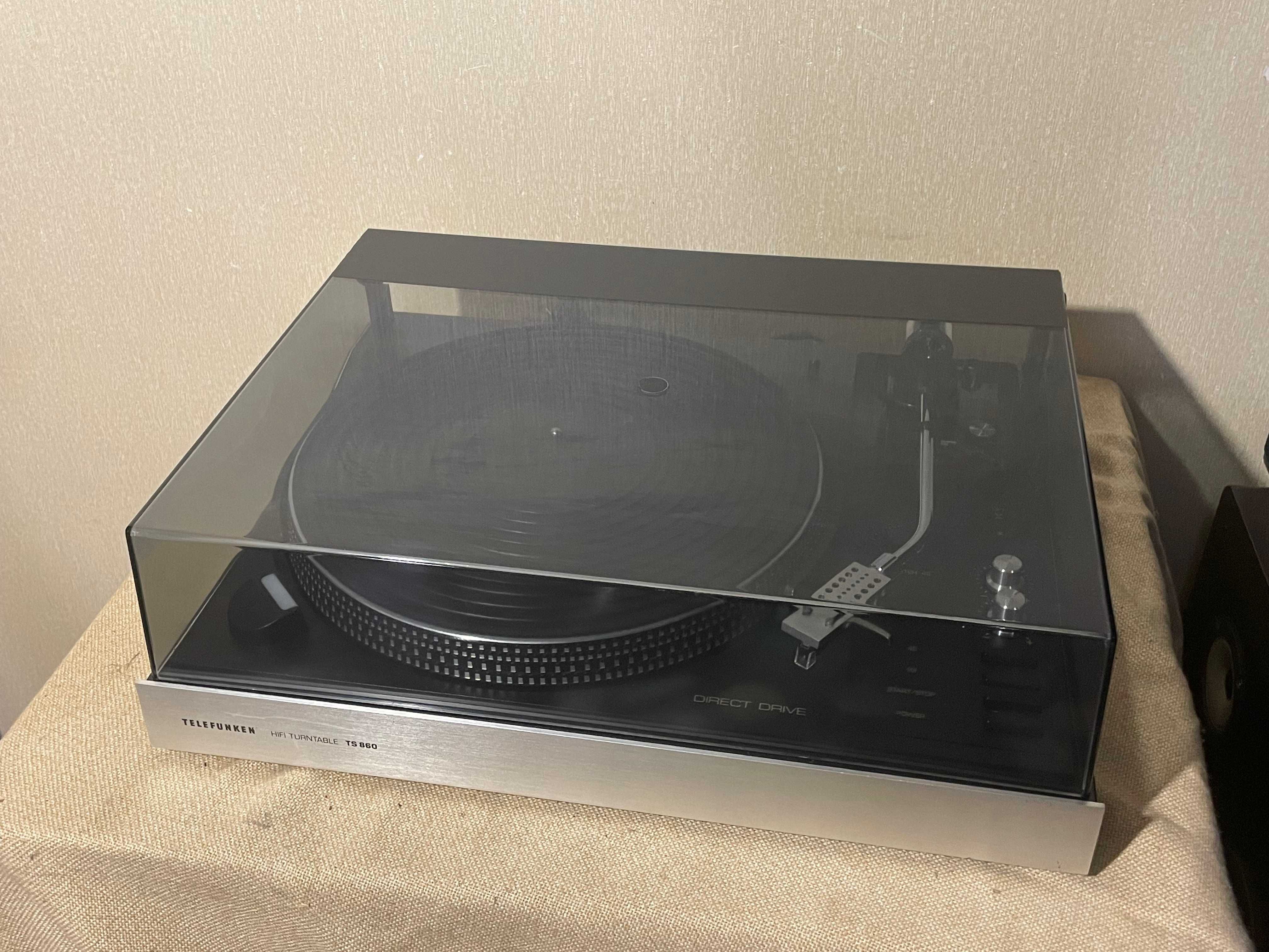 Проигрыватель винила 70-х TECHNICS / TELEFUNKEN TS-860 DIRECT DRIVE