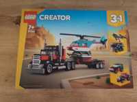 LEGO Creator 31146 Ciężarówka z platformą i helikopter