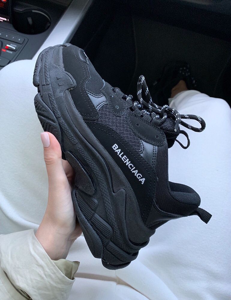 Buty Balenciaga Triple S Black 36-45 unisex trampki