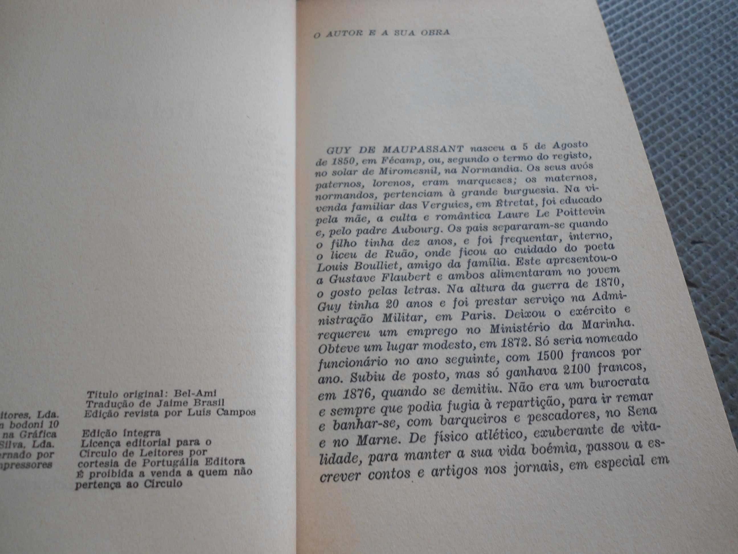 Bel-Ami  de Guy de Maupassant
