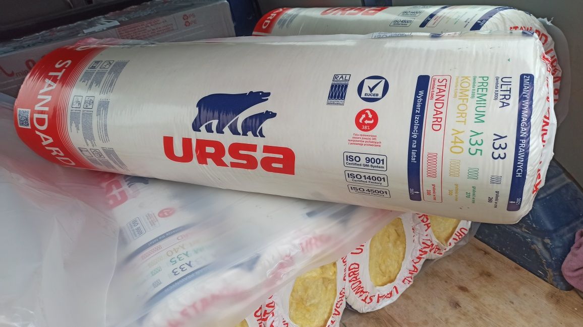 Okazja ! Wełna mineralna izolacja Ursa 15 cm grubość