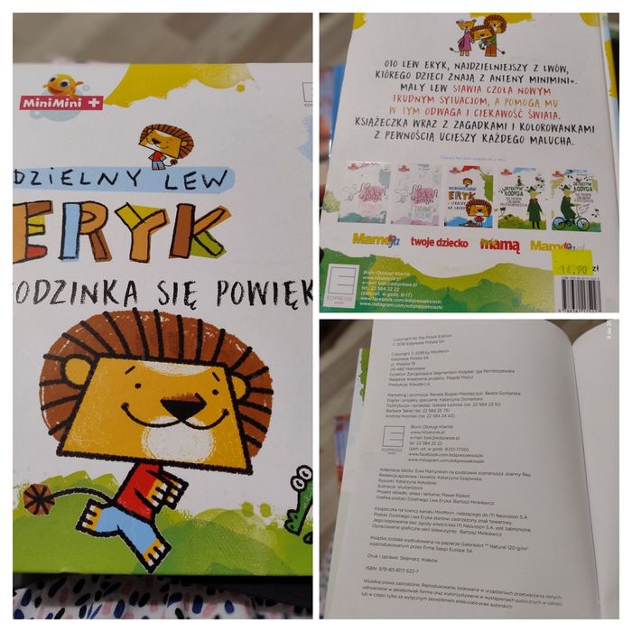 Zestaw 8 książek dla przedszkolaków