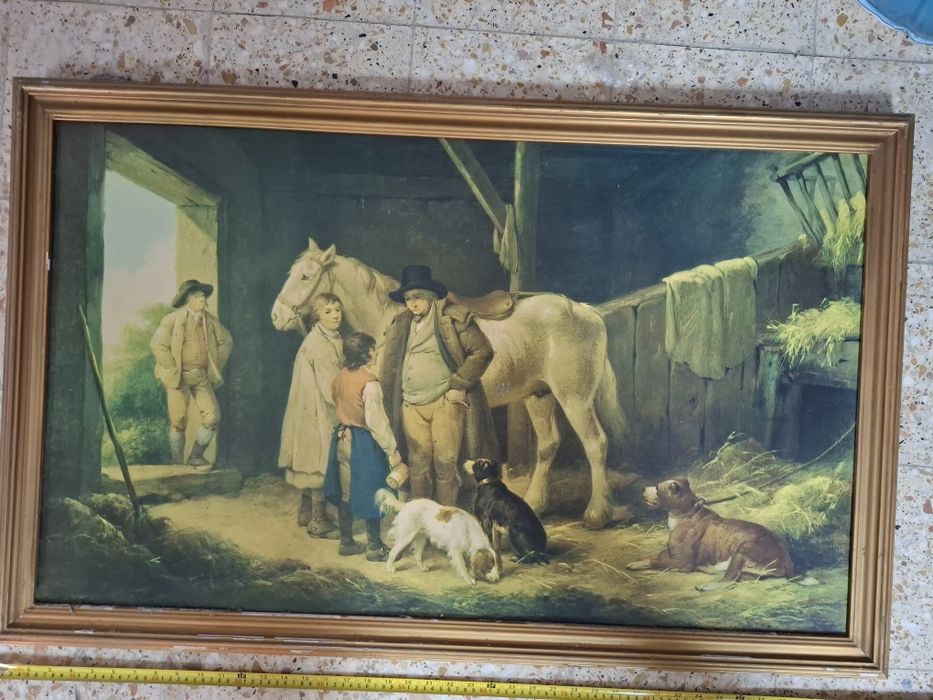 3 quadros emoldurados