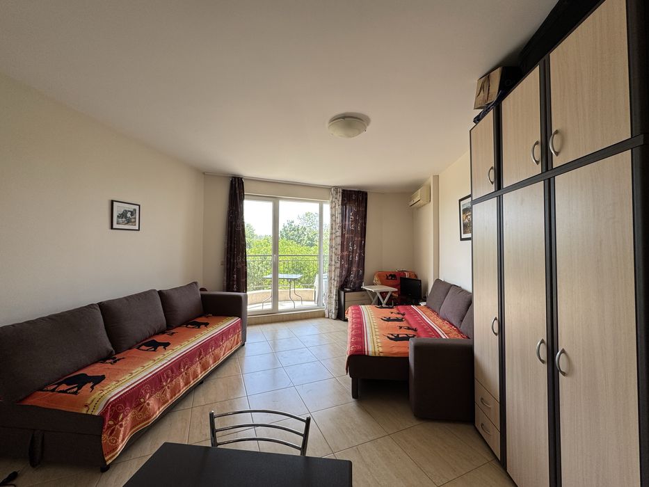 Студия с видом на море, Ахелой, Солнечный берег, Несебр, Болгария