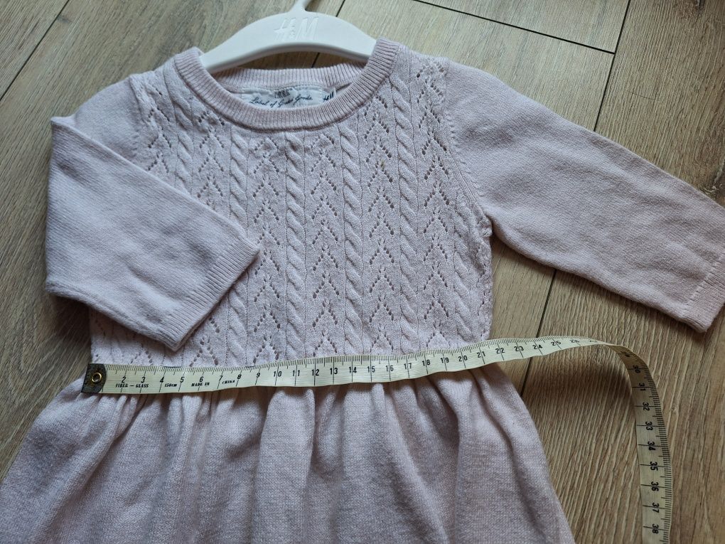 Prześliczna sukienka 92 H&M świąteczna elegancka okazje i na codzień