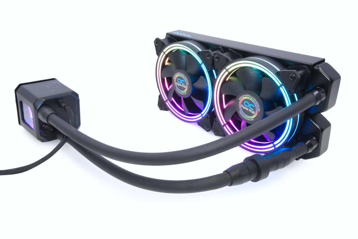 Водяное охлаждение Alphacool Eisbaer 240 Aurora ARGB AM5/LGA1700 (СВО)