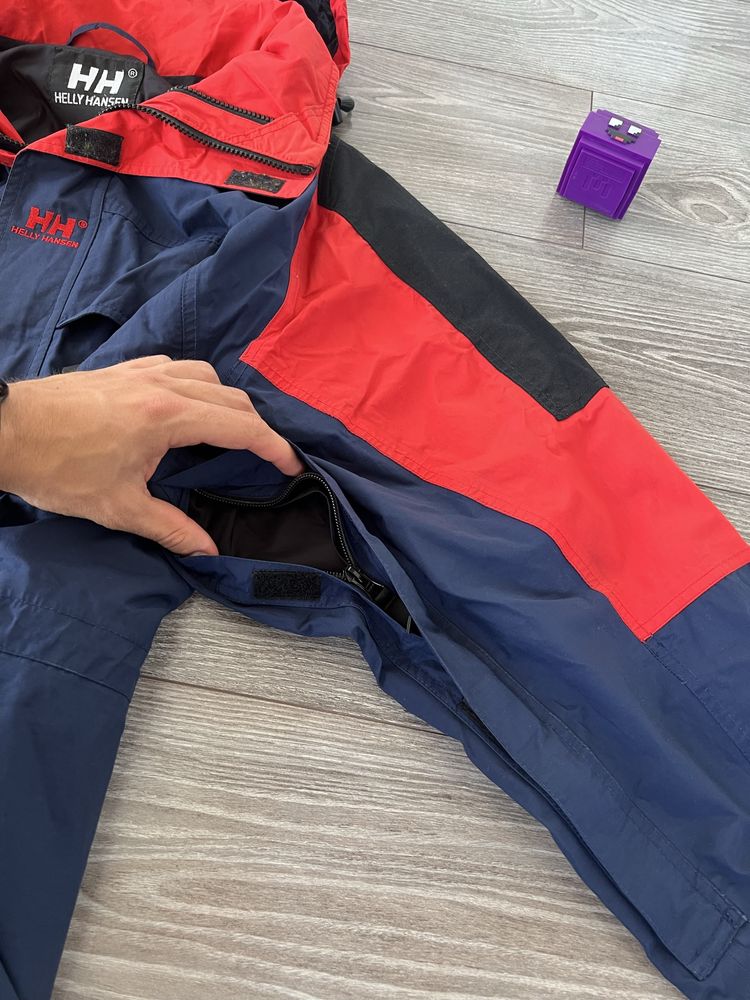 Kurtka z Kapturem Helly Hansen Gorpcore Outdoor Bardzo Rzadkie 90s