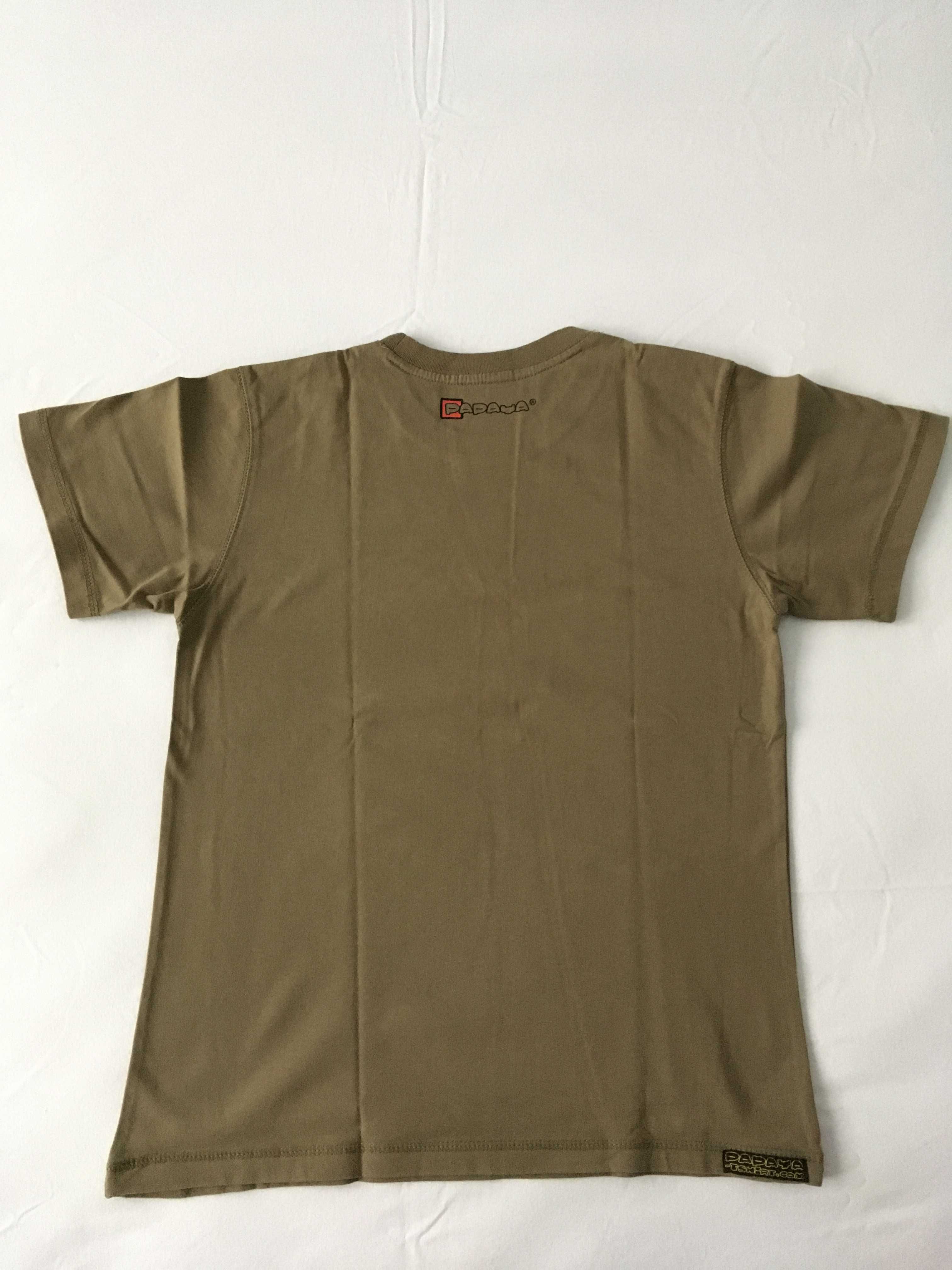 T-Shirt, bawełna (grubsza), roz. M, khaki, Vietnam