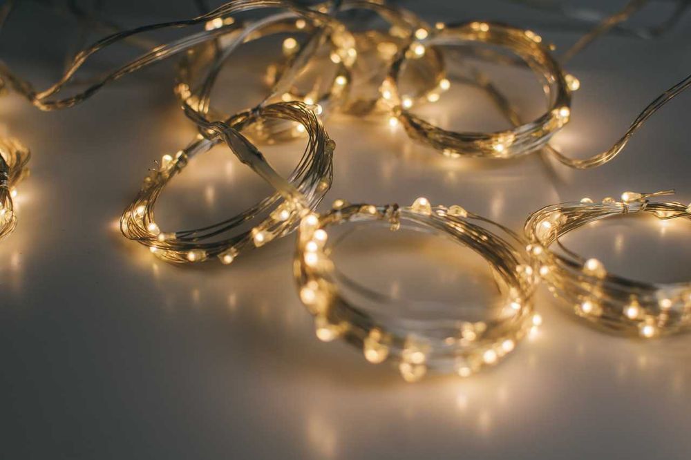 Нова Гирлянда гірлянда штора тепло-білий колір 3x2 3х3 з пультом