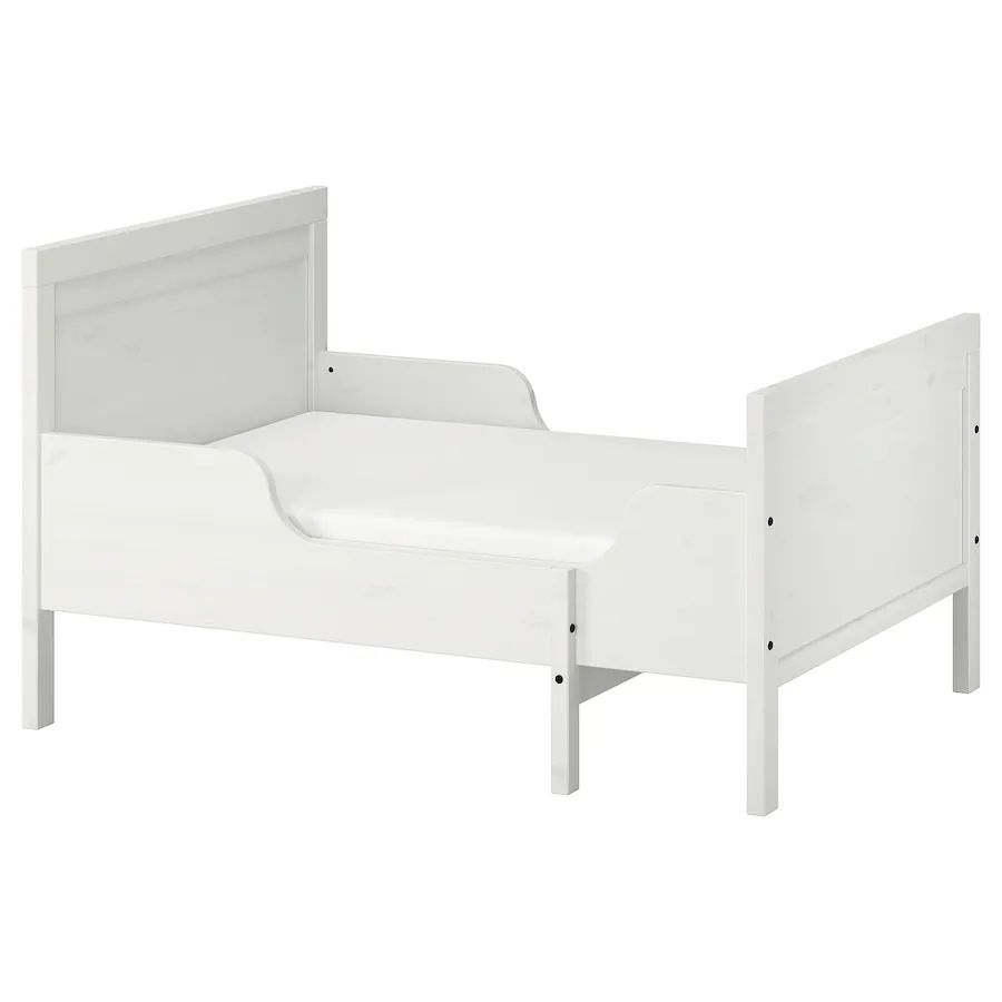 Łóżko ikea sundvik z regulowanym materacem
