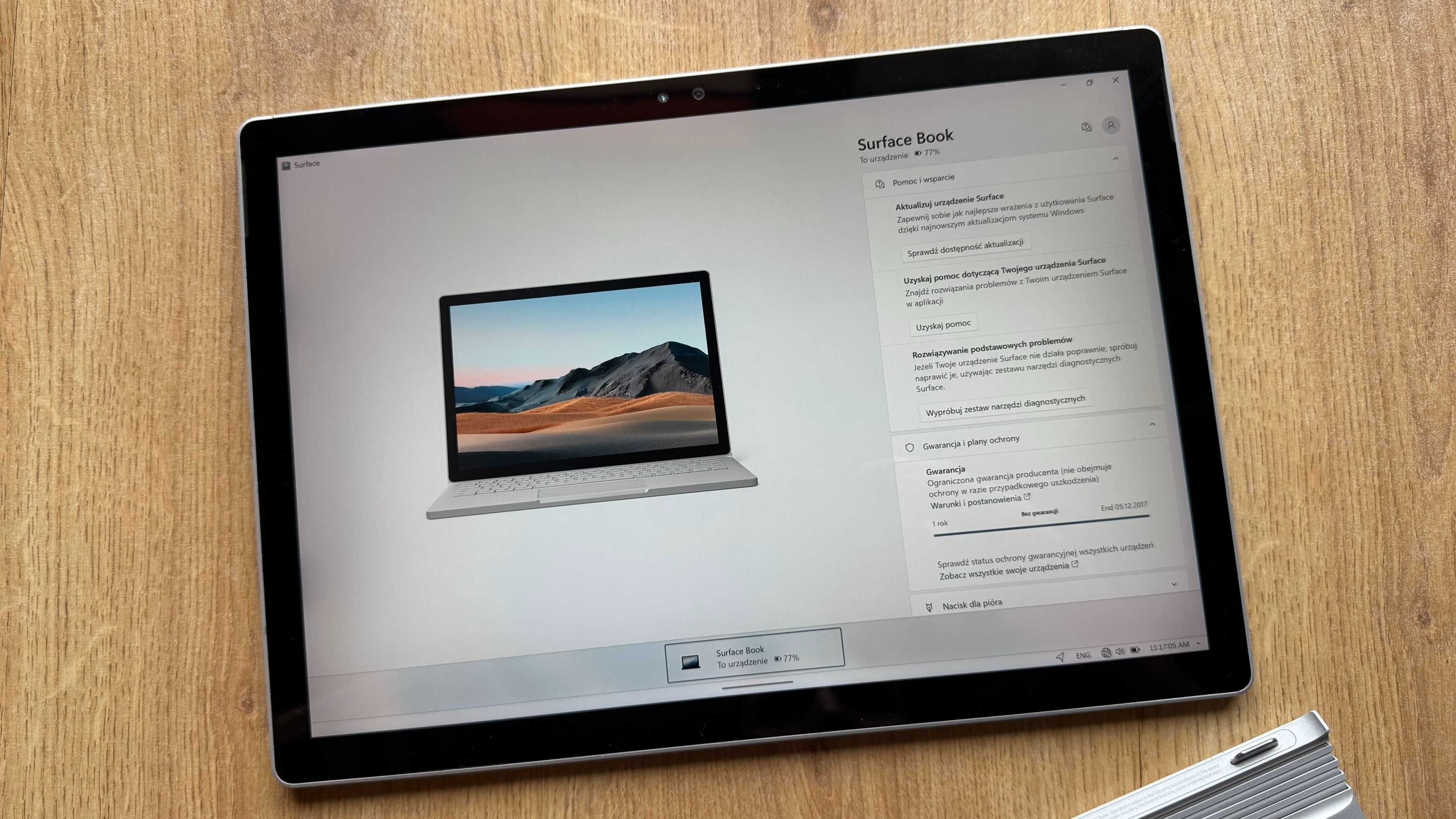 Tablet Microsoft Surface Book i7/16GB/512GB / rysik / mocna bateria