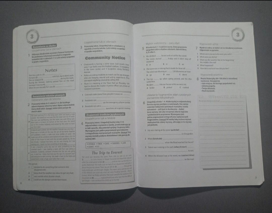 Język angielski, New Enterprise Workbook A2+ Exam Skills Practice