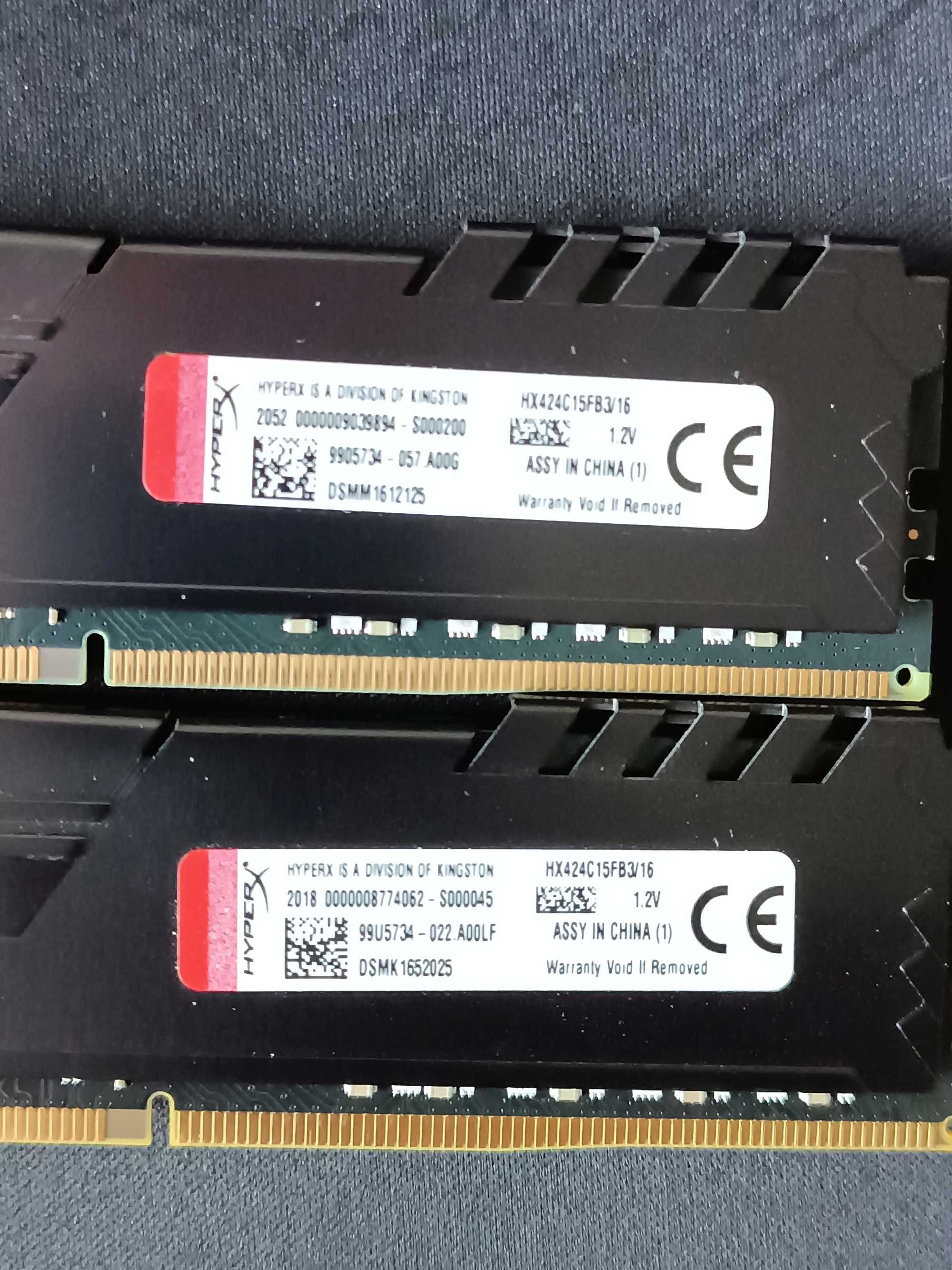 Pamięć RAM 64GB (4x16GB) HyperX Fury DDR4 CL15 2400MHz