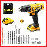 Шуруповерт 12V DeWalt полный комплект  2 аккумулятора 2Ah