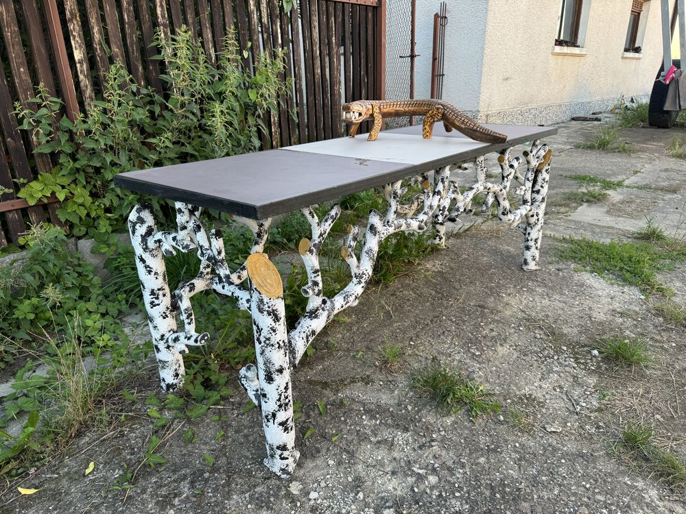 Stolik stalowy kowalstwo artystyczne stal 160cmx60cm