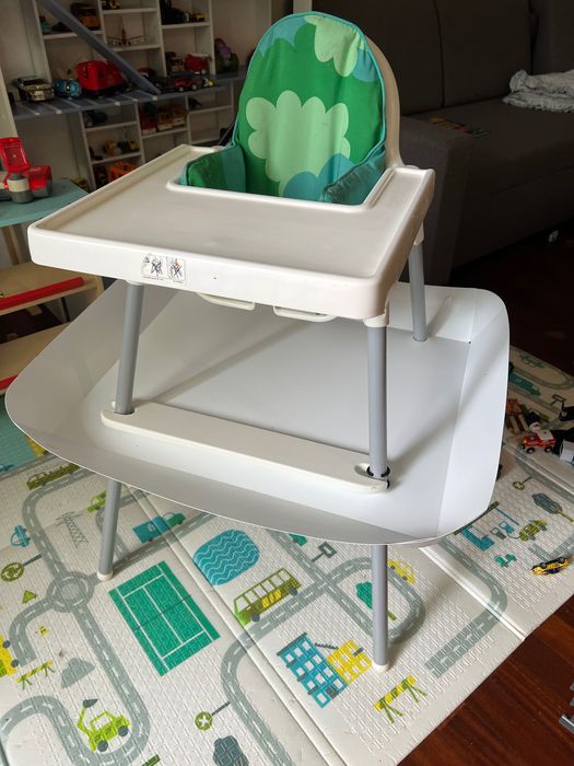 Krzesełko do karmienia Ikea Antilop z dodatkami