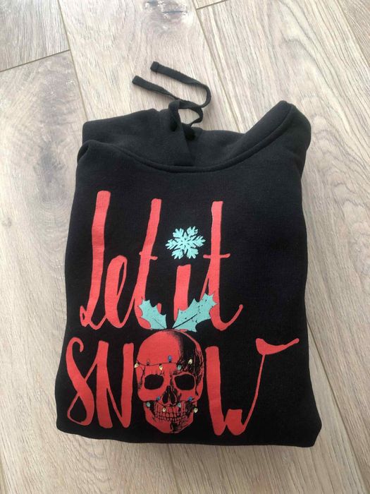Bluza z motywrm holloween czarna bawelniana