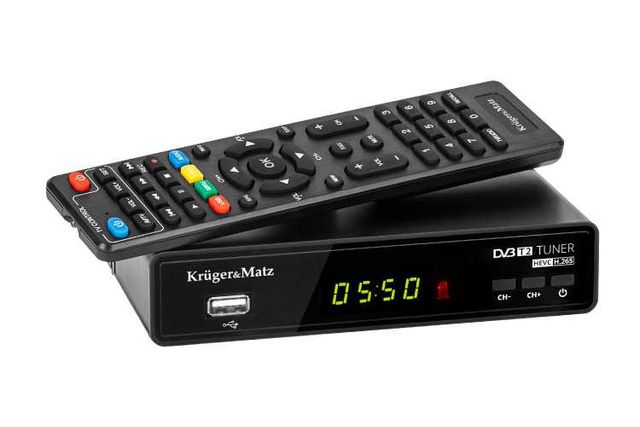 Tuner DVB-T2 H.265 HEVC Kruger&Matz