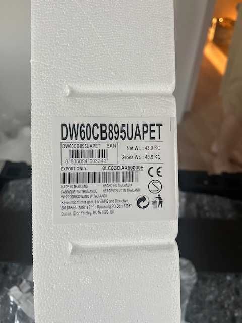 Zmywarka Samsung Bespoke DW60BB890UAPET 60cm NOWA.
