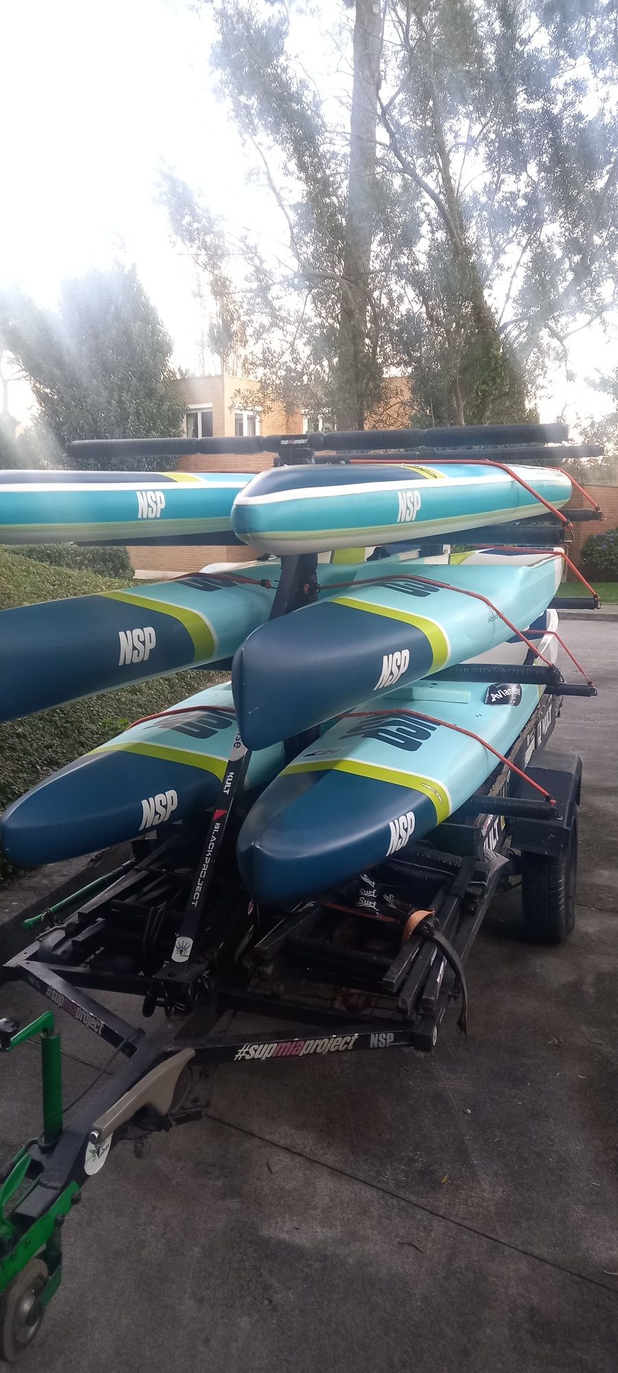 Atrelado para pranchas Sup Stand Up Paddle