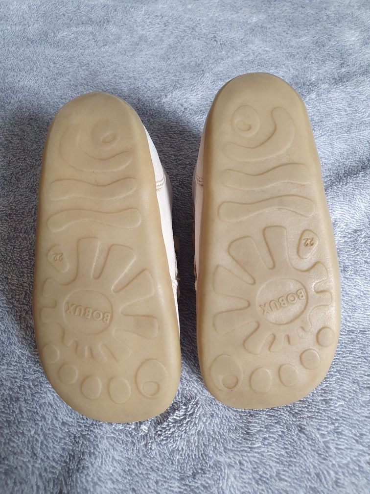 Buty przejściowe wiosenno-jesienne pudrowy róż Bobux Step up Timber 22