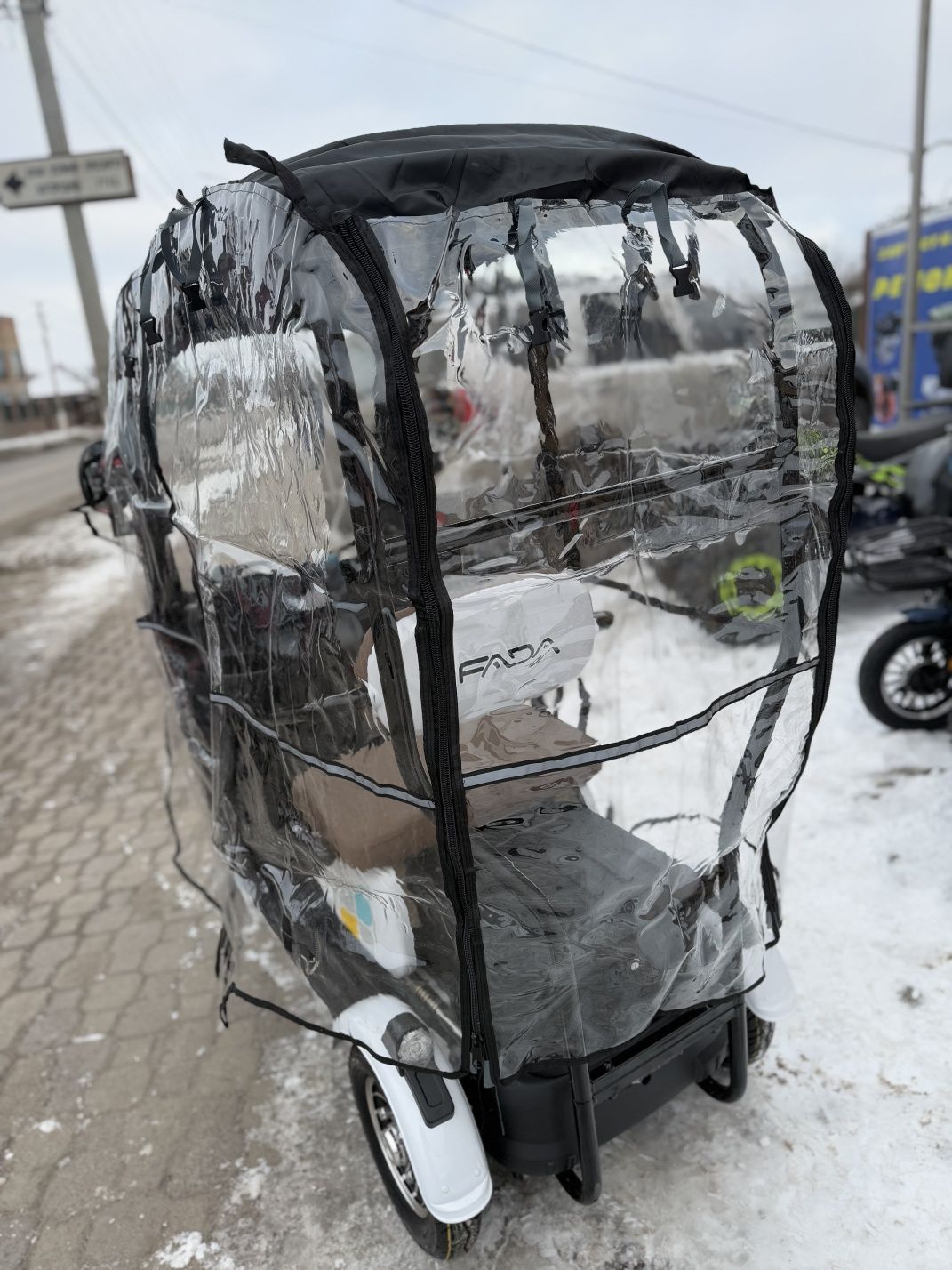 Електротрайк електроскутер скутер трьохколісний Fada Nimbus 800W