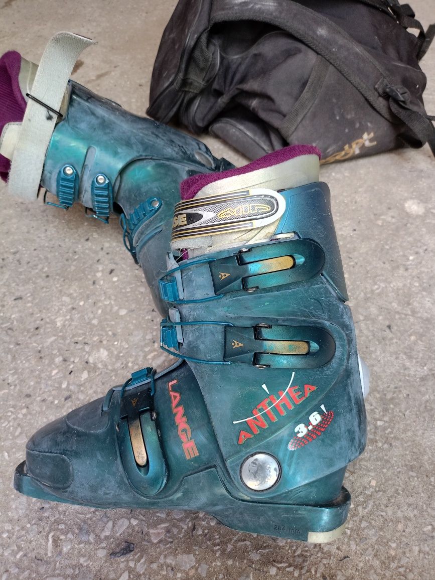 Buty Narciarskie Lange Anthea Rozmiar 24,5 + Plecak