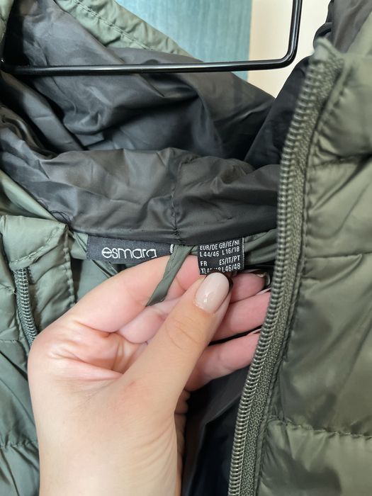 Пальто -пуховик на замку