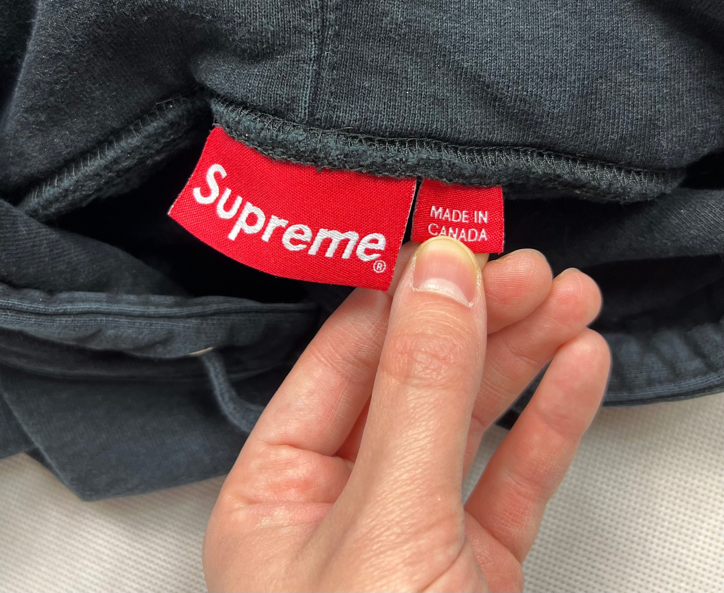 Bluza Supreme Twill Tape big logo black