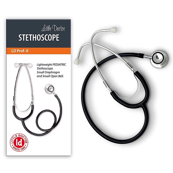 Stetoskop pediatryczny Prof-II Little Doctor dwugłowicowy - fioletowy