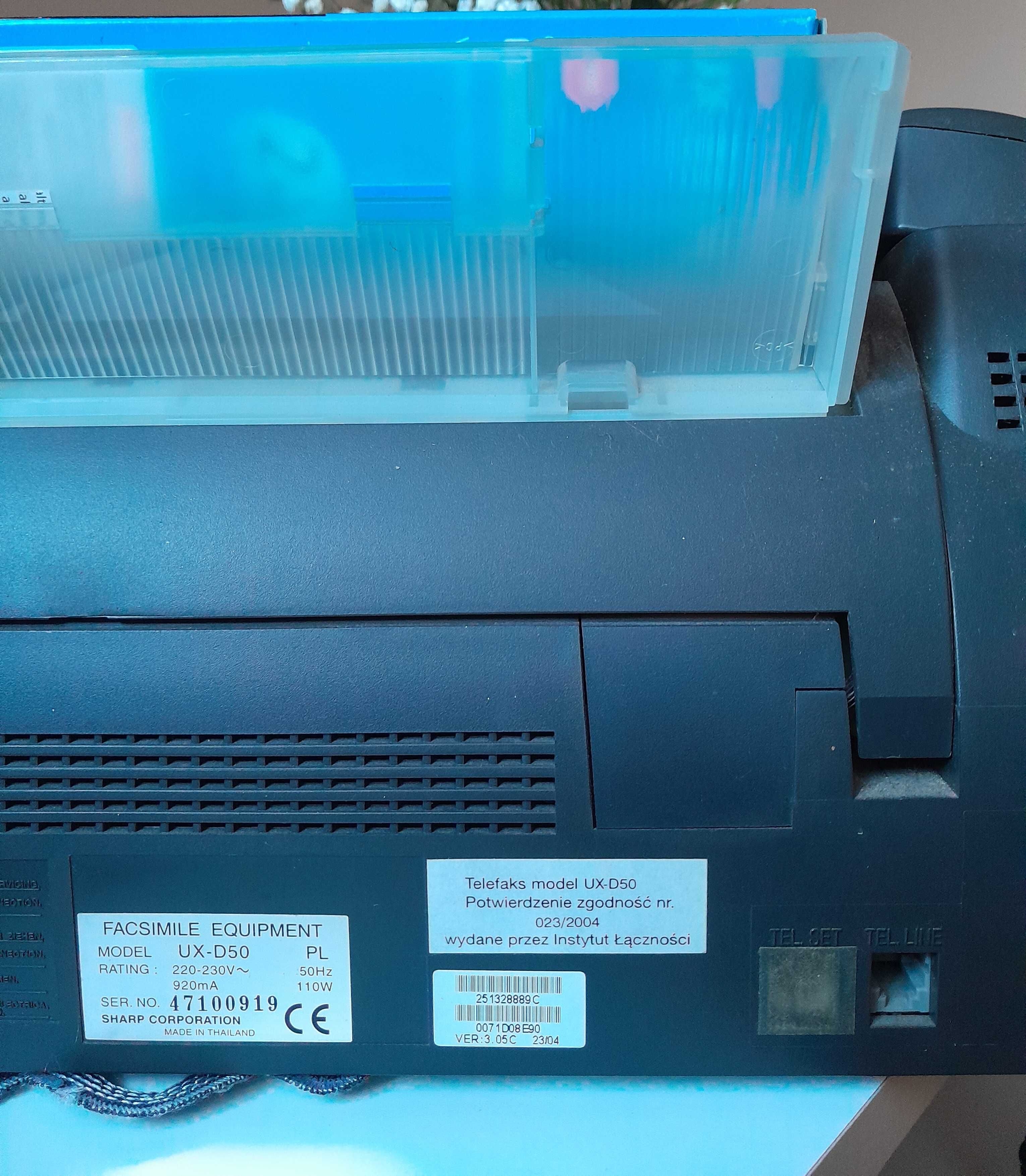 Telefon Fax SHARP Dect+ Automat zgłoszeniowy