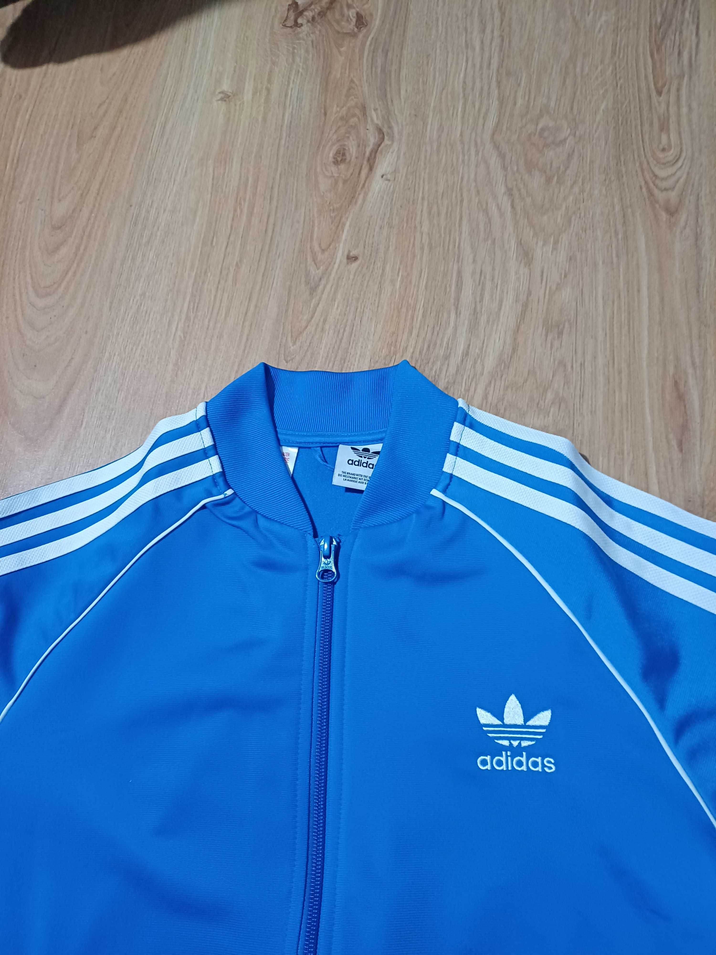 Bluza adidas niebieska 164 cm