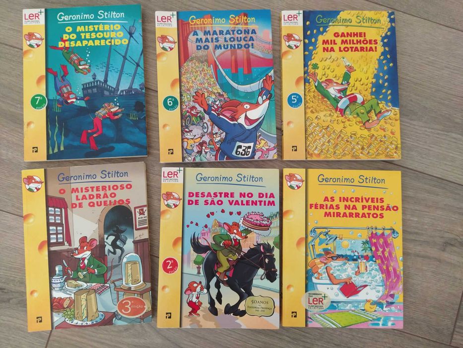 Livros Geronimo Stilton