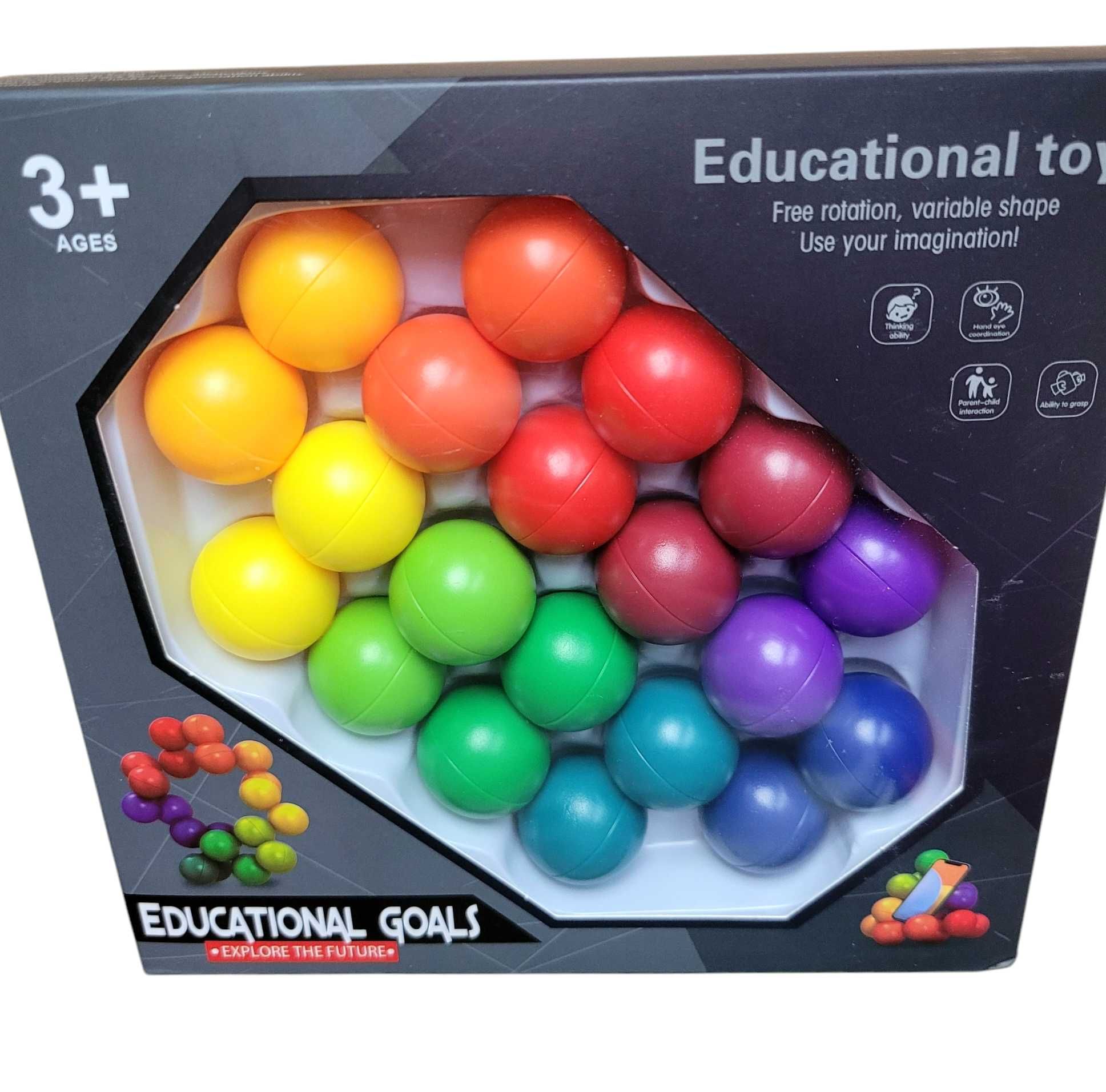 Nowa gra kulki antystresowe puzzle układanka kolorowa #519