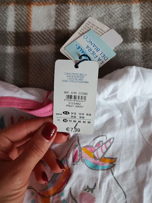 Піжамка для дівчинки 6-9М.