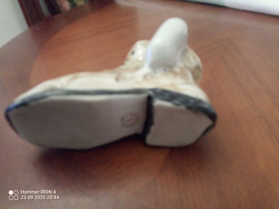 Steatyt Katowice Zagórski - Figurka -Mysz w bucie- sygnatura