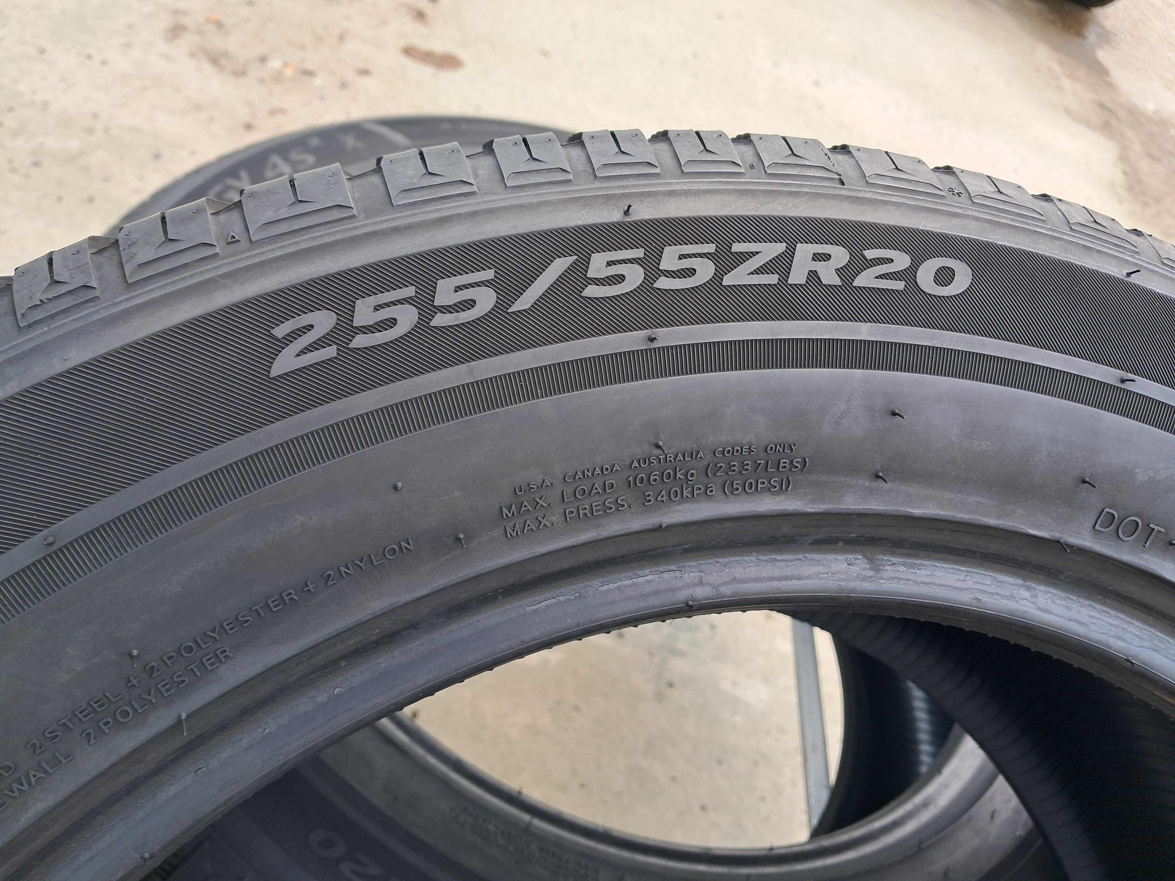 Резина всесезонна, 255/55 R20 Hankook Kinergy 4S 2X (арт. 4173)