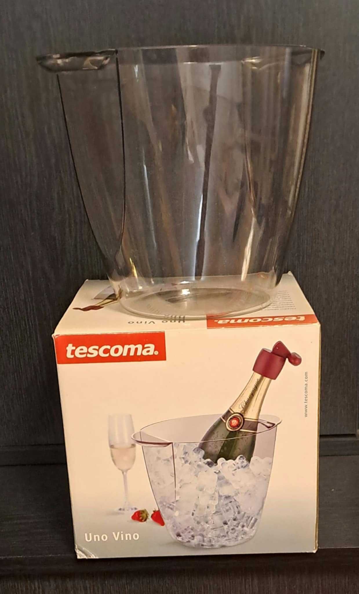Jak nowy pojemnik Tescoma na lód do schłodzenia butelki wina