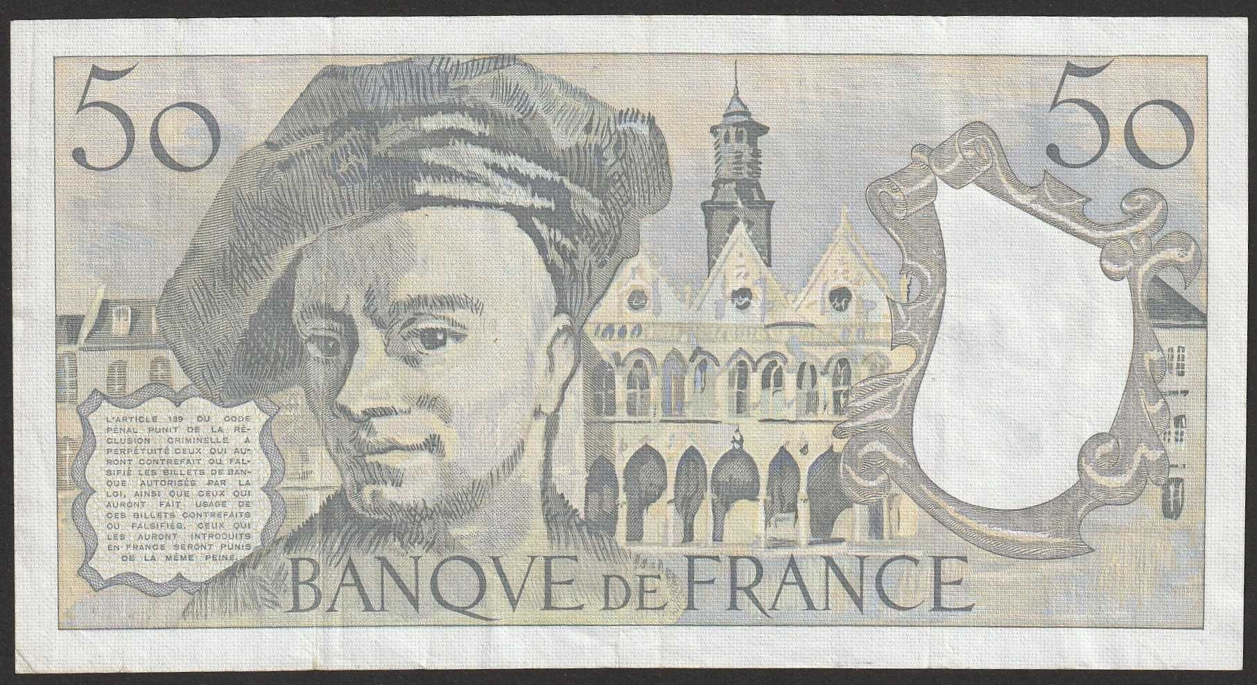 Francja 50 franków 1984 - Y.40 - de la Tour