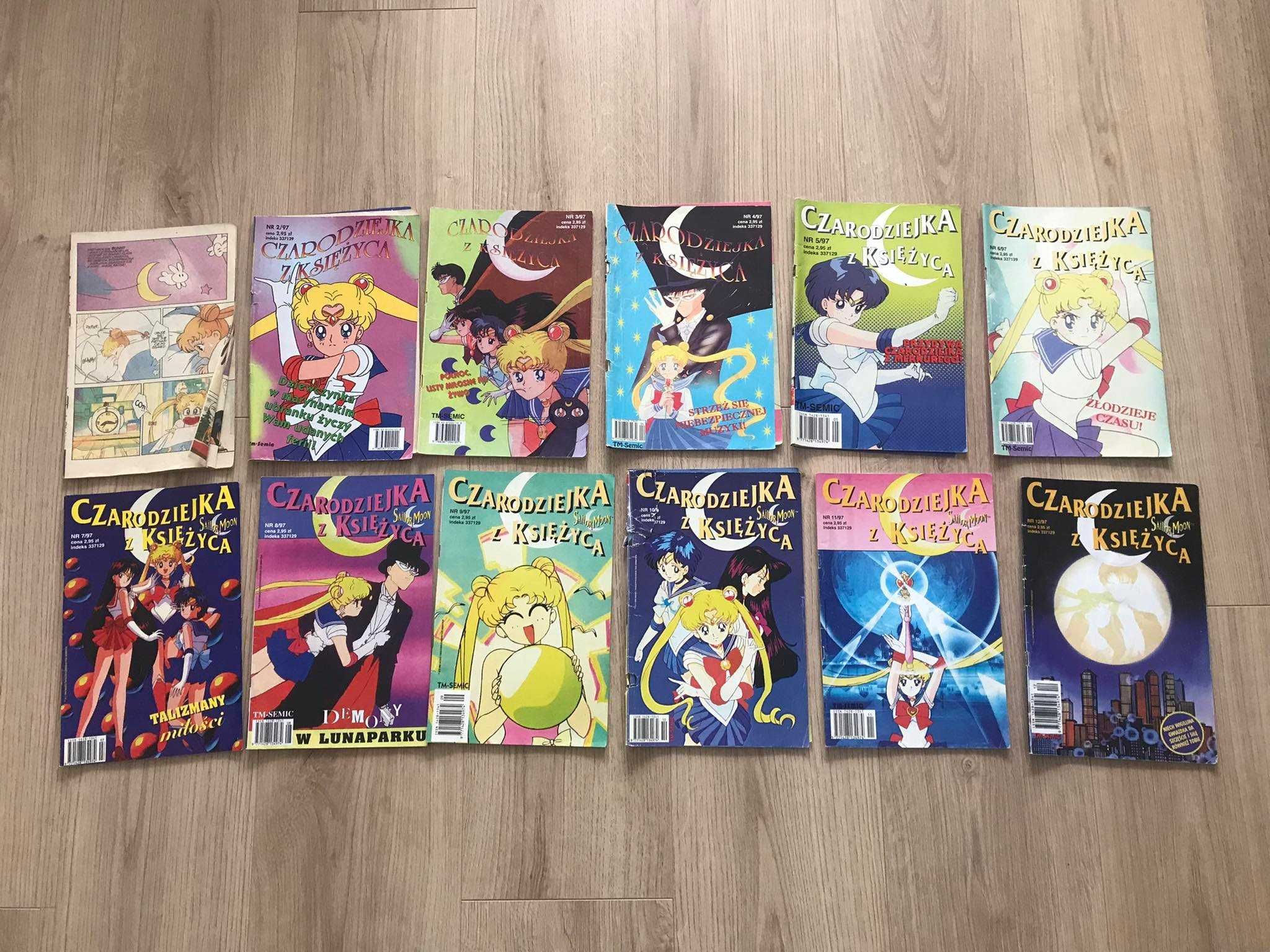 Komiksy i magazyny Czarodziejka z Księżyca 97-99