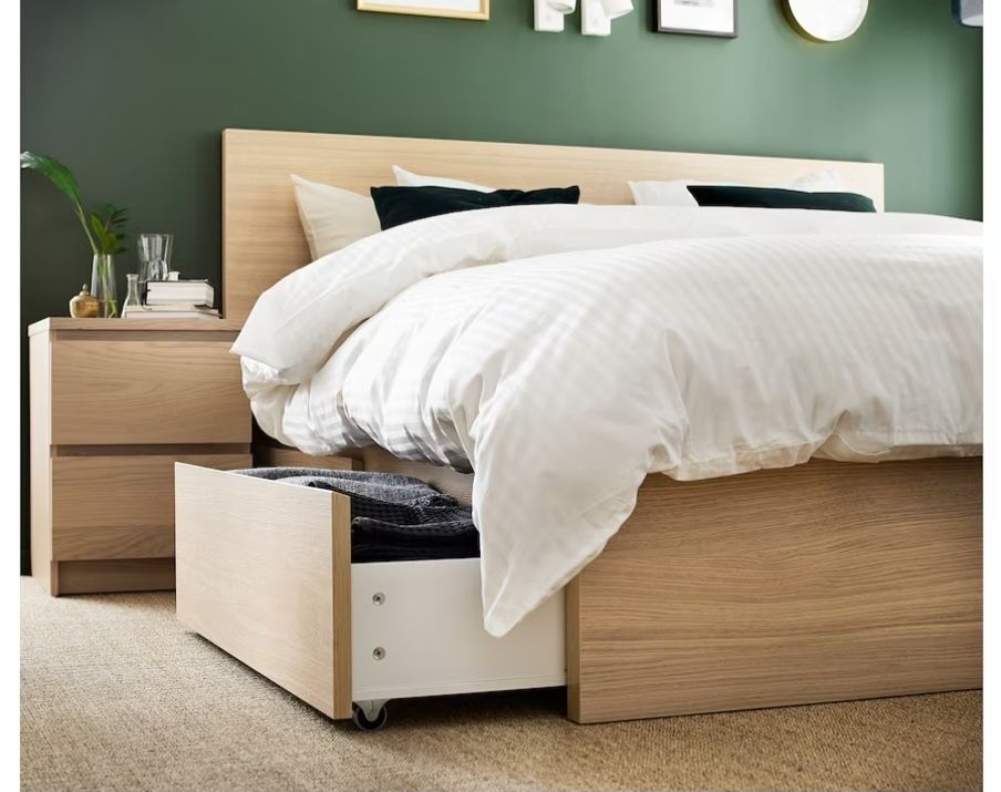 Cama de Casal mod Malm Ikea