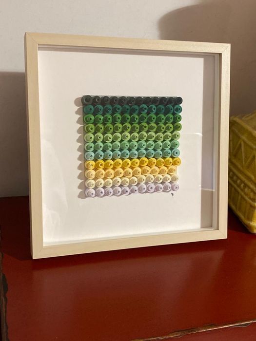 Quilling feito mão