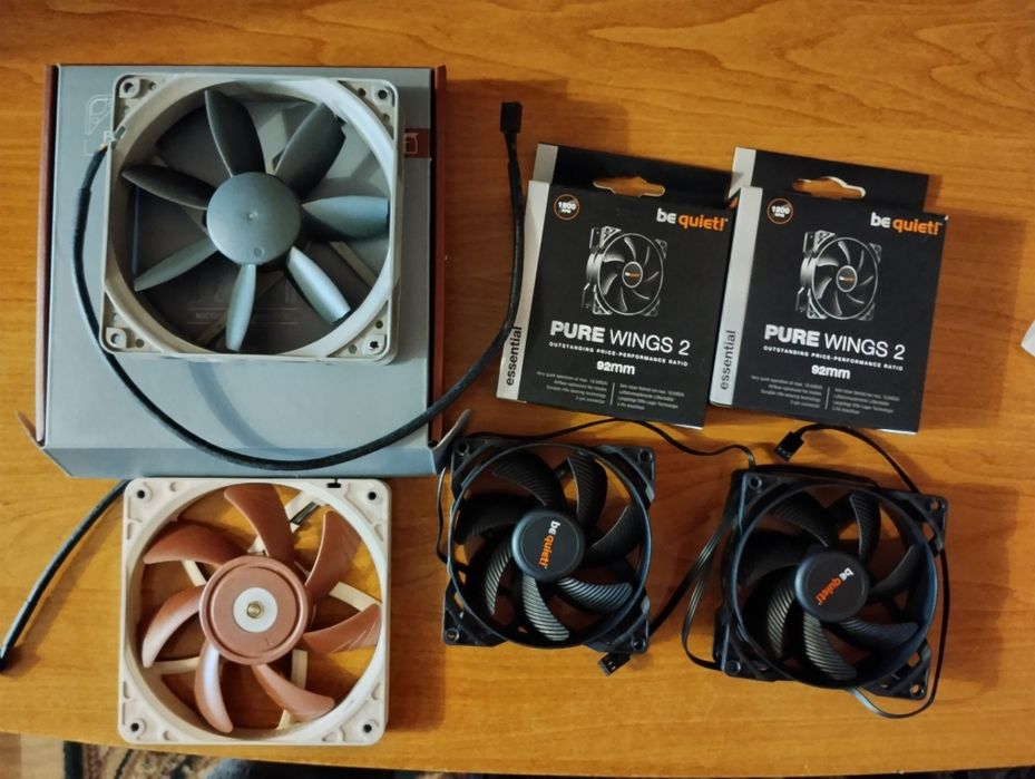 Вентиляторы для ПК (be quiet!, Noctua)