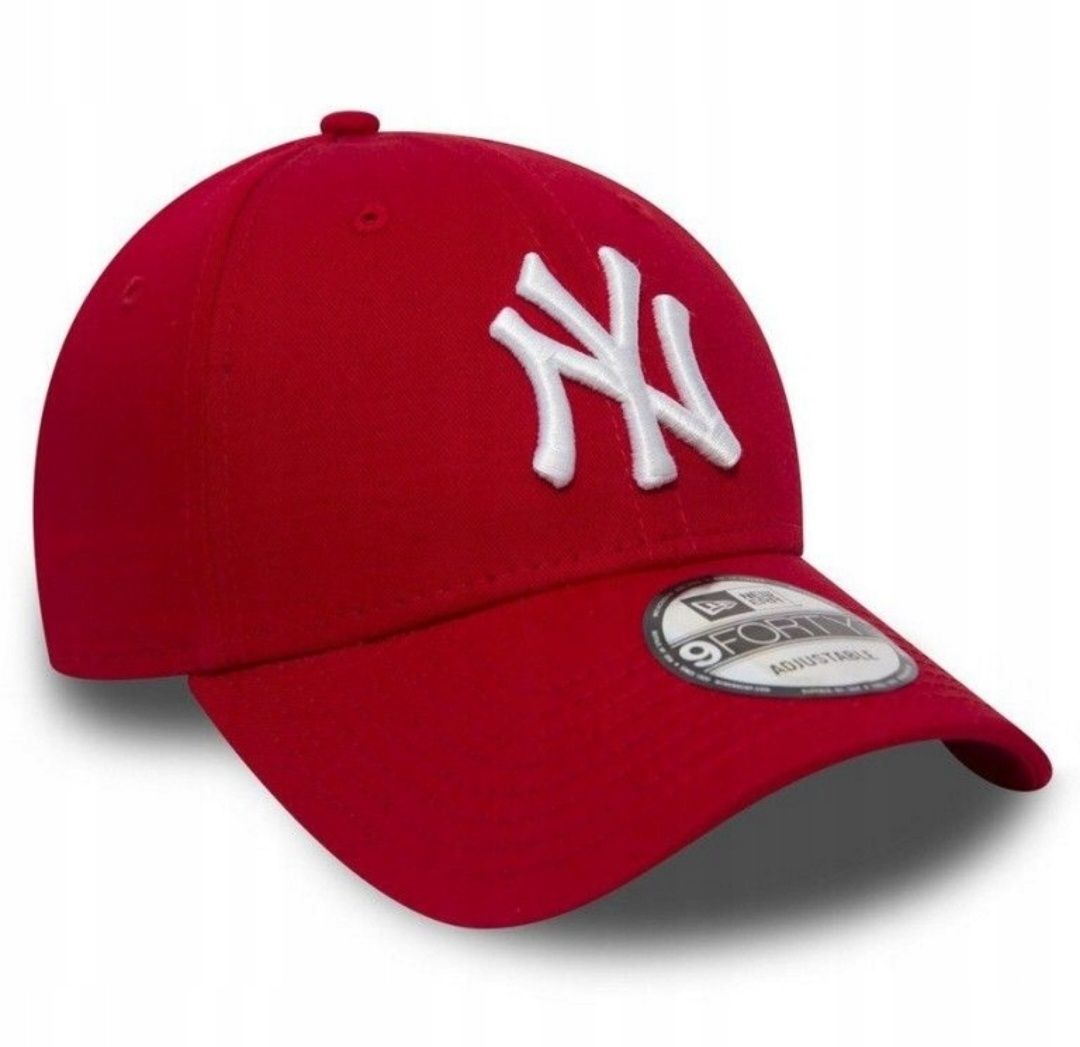 New Era czapka z daszkiem czerwony