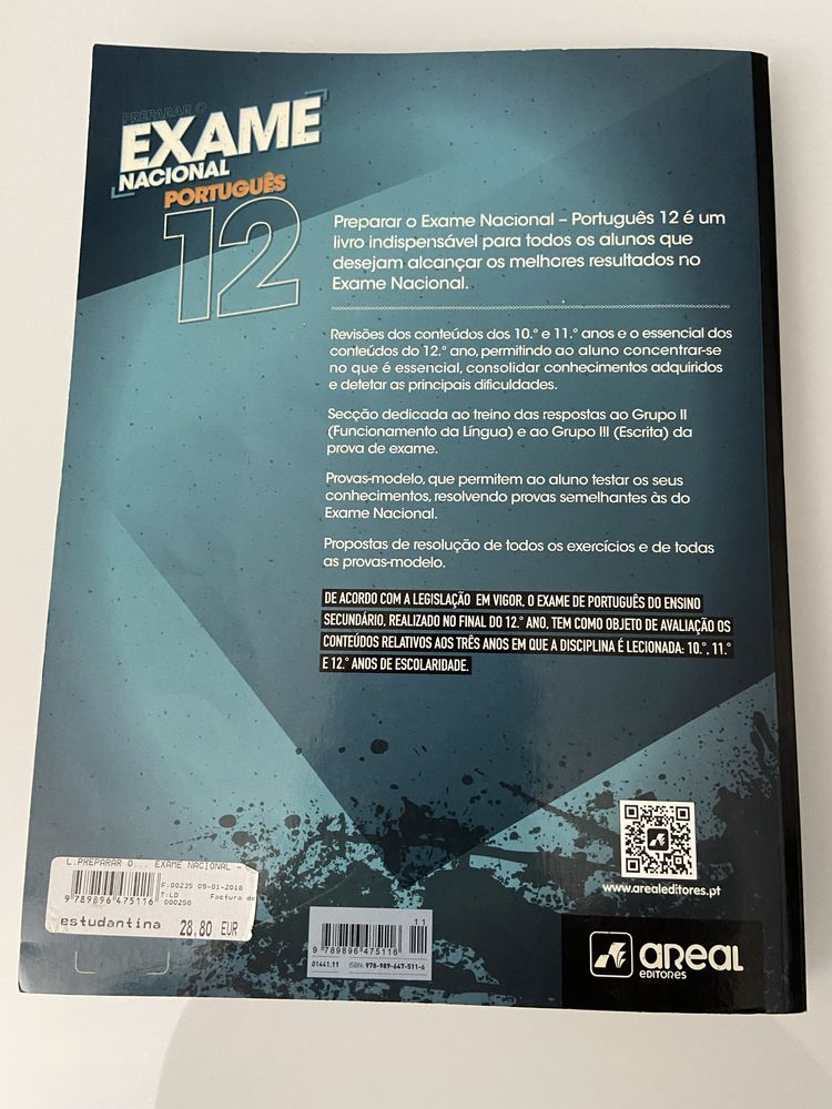 Livro de Preparação para o Exame Nacional de Português do 12 Ano